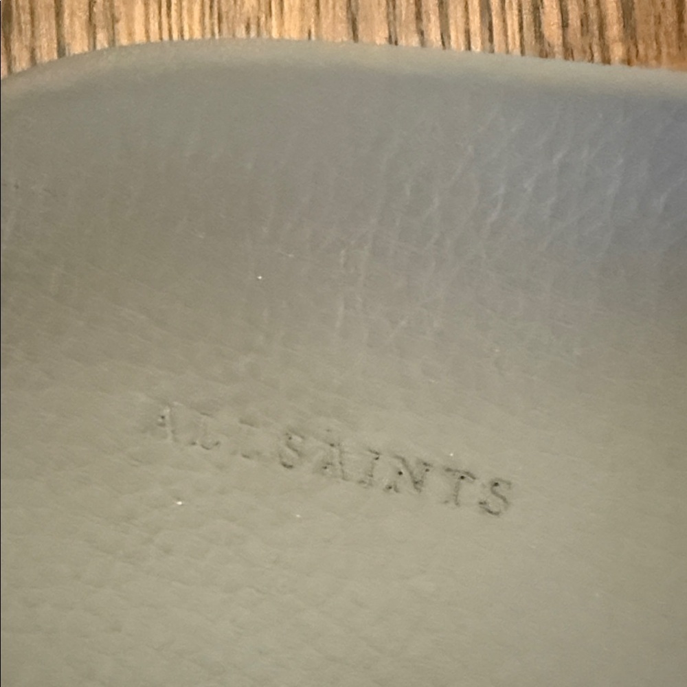 ALL SAINTS Suede Slide Sandals - Picture 6 of 6